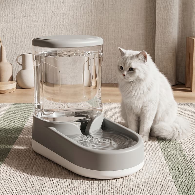 3.8 L Automatic Pet Feeder Cat Dog Food Dispenser Water Bowl Drinking Fountain