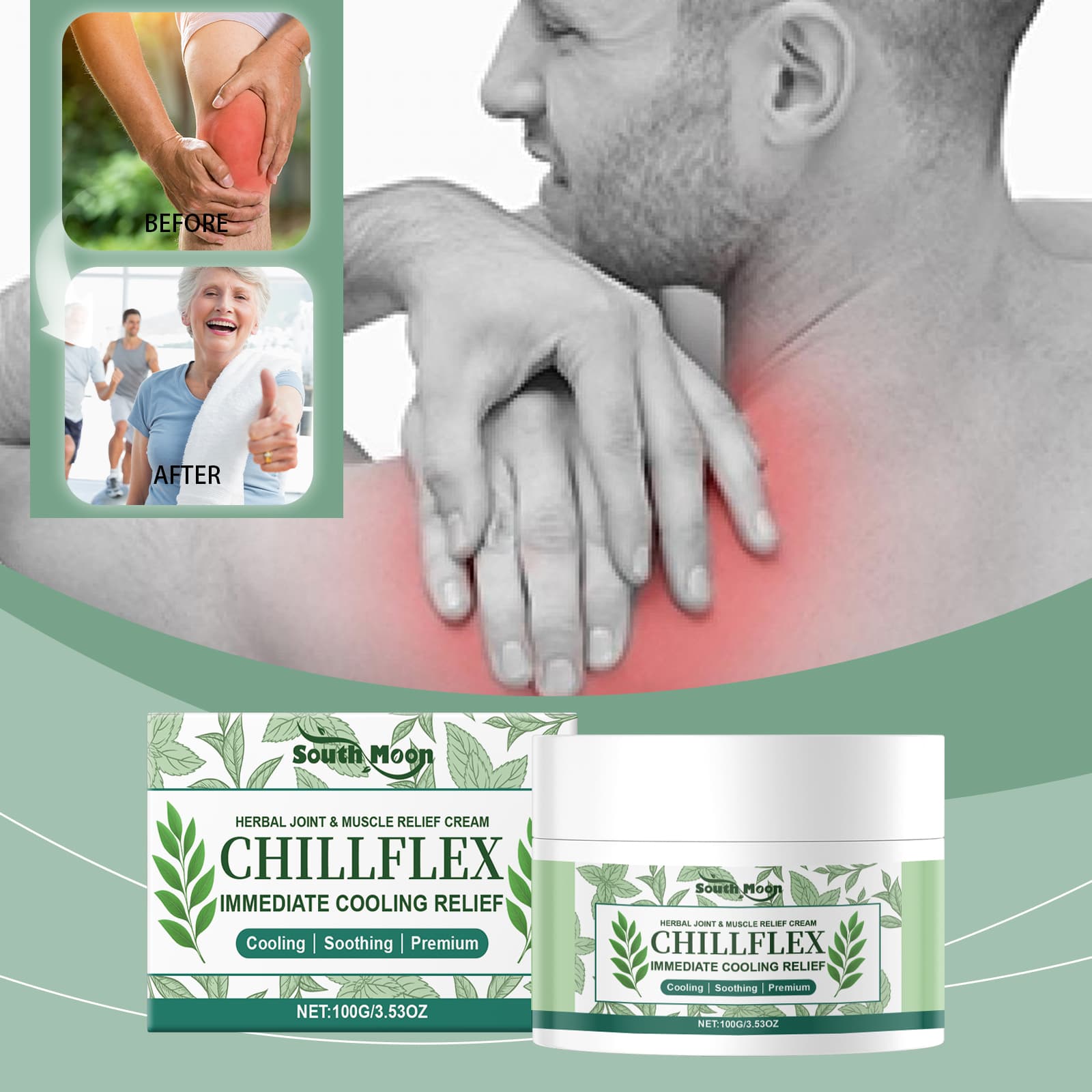 Joint Soothing Cream 100g Box Gentle And Comfortable Care Body Joint Daily Nourishing Massage Care Cream