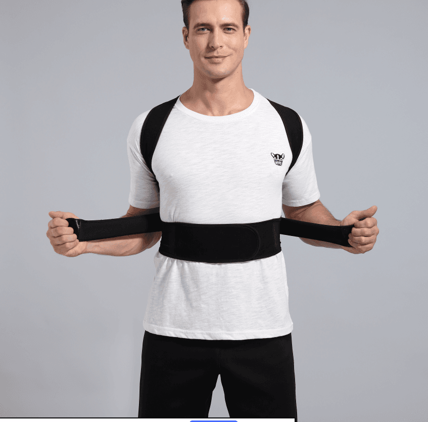 Cross-border Anti-kyphosis Back Adult Straightening Belt For Men And Women Breathable Clavicle Belt Corrector Straight Back Straightening Belt