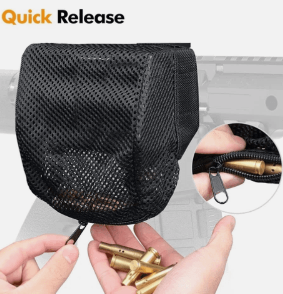 Tactical Net Bag Outdoor Mesh Bag Shell Recycing Bag Outdoor Shell Catching Bag Brass Catcher