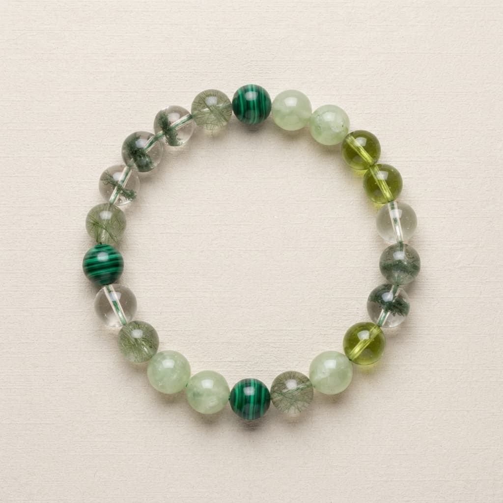 PREMIUM WOOD CRYSTAL BRACELET