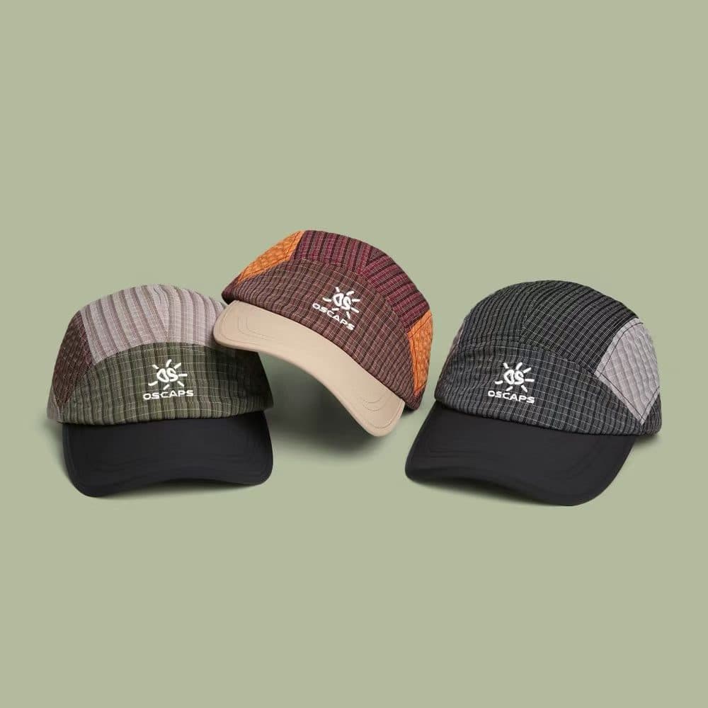 American-style Vintage Patchwork Checkered Embroidered Letter Baseball Cap, Waterproof Soft Top, Quick-drying Brimmed Hat, Outdoor And Casual Sun Protection Hat