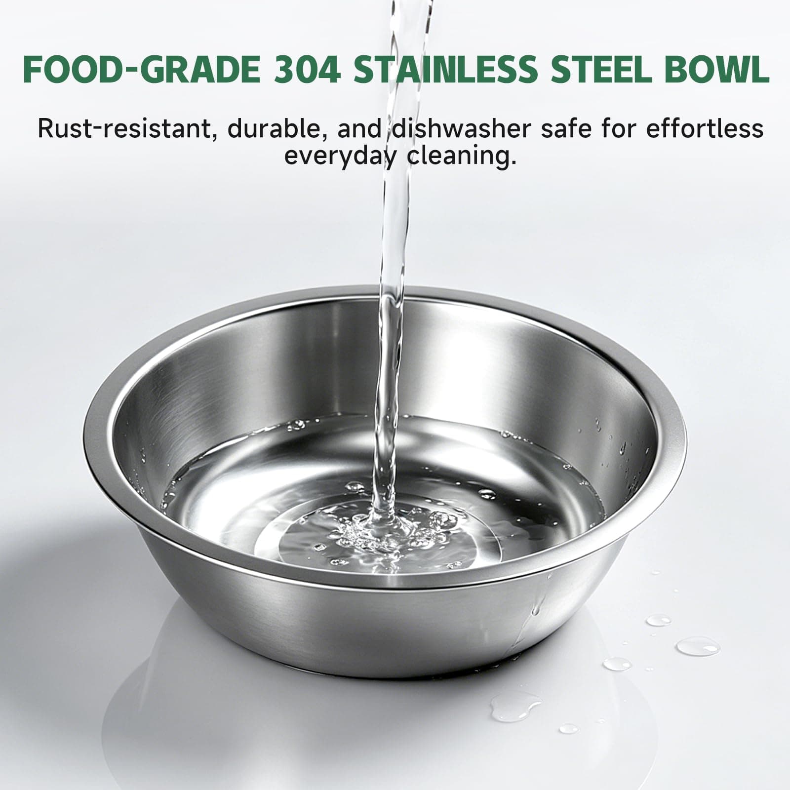 Elevated Tilted Cat Food Bowls With Mat, Stainless Stee 2 Water Bowls Tilted Elevated Cat Feeder Anti-vomiting, Reduces Whisker Fatigue, 2 Detachable Stainless Bowls Fit Cats & Small Dogs
