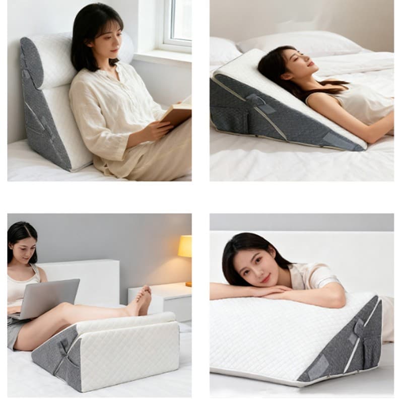 Bed Wedge Pillow Support Cushion 10 In 1 Back Support Pillow Memory Foam New