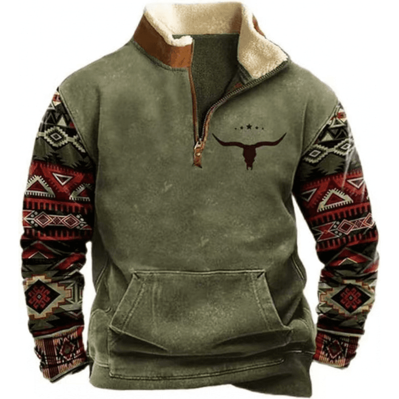 Cross Border European And American Hooded Sweatshirt Men's 3D Printed Men's Fur Collar Sweatshirt European And American Autumn And Winter Printed Fur Collar Sweatshirt