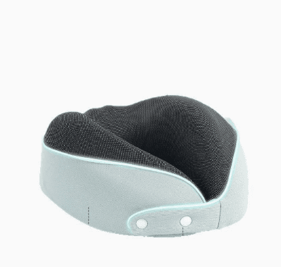 Memory Foam U Shaped Neck Pillow   Ergonomic Travel Cervical Pillow With Adjustable Snap Buttons