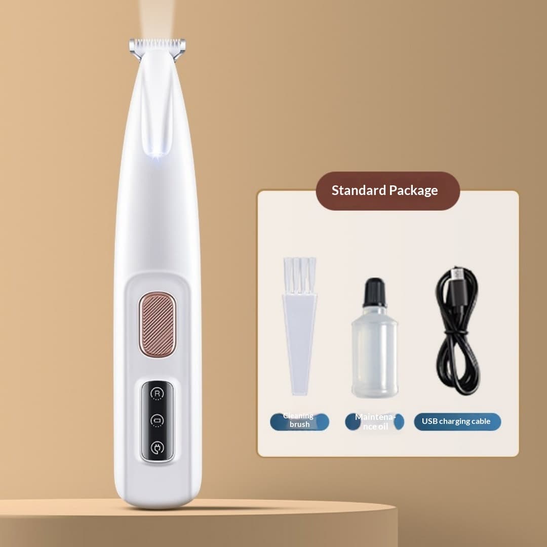 Washable Pet Clipper With LED Light For Cats & Dogs