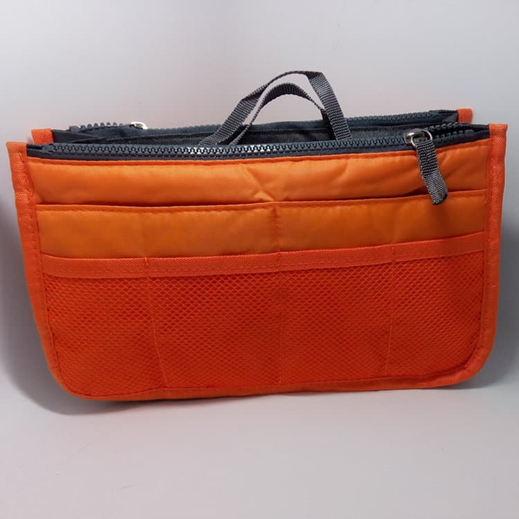 Rongbei Hand-held Double Zipper Makeup Bag, Multi-functional Toiletries Storage Bag, Middle Bag Organization And Storage Bag