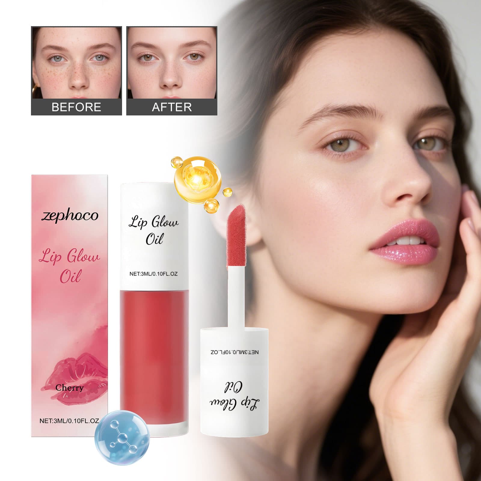 Moisturizing Lip Gloss Oil Cherry