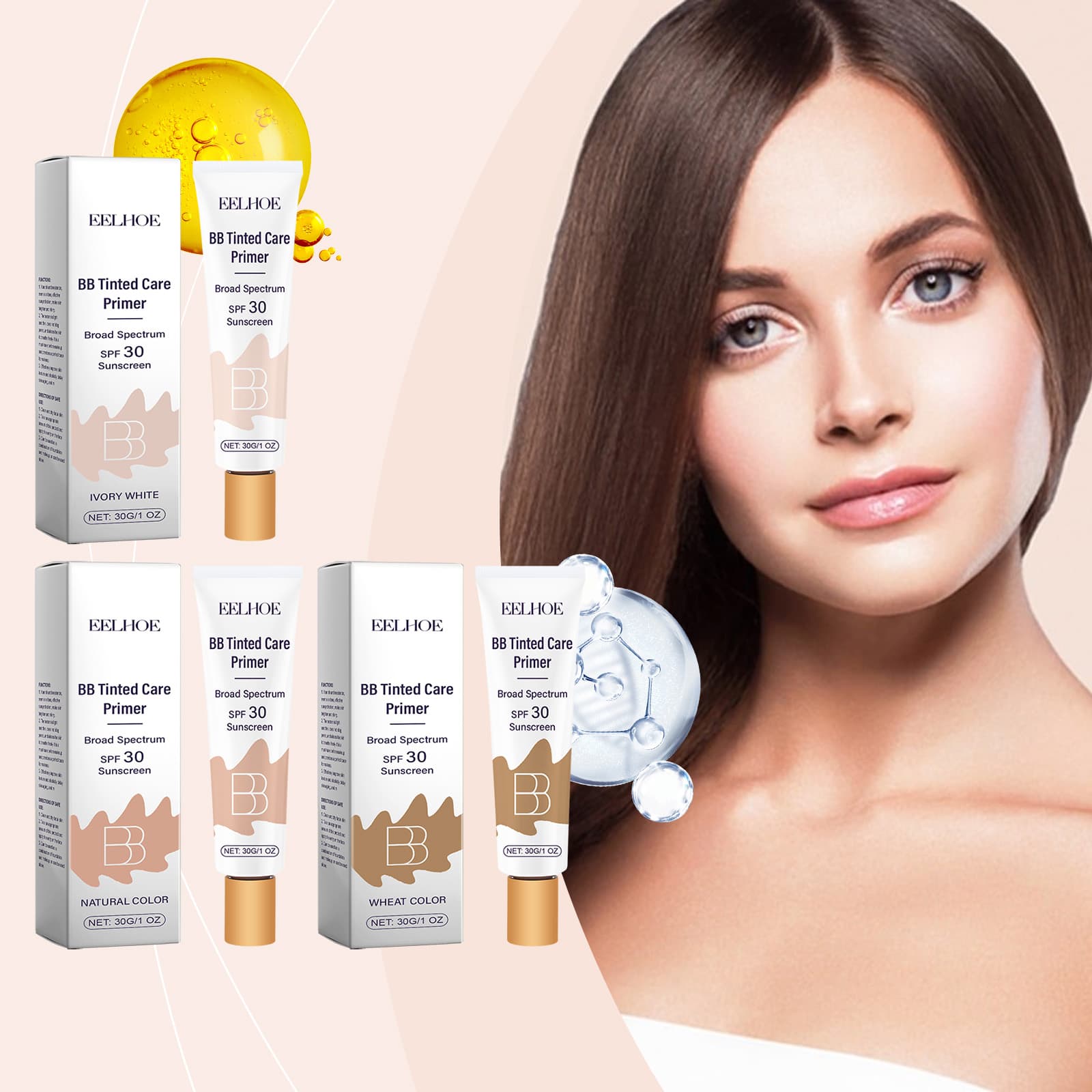Sunscreen BB Cream Natural Color 30g-box
