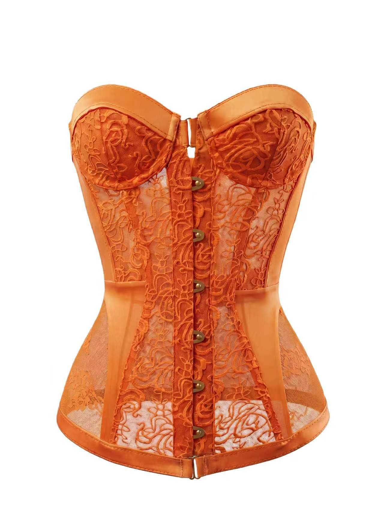 Sexy Lace Corset Top, Hot Girl Sweet-cool Style, Off-shoulder Strapless Vest For Women
