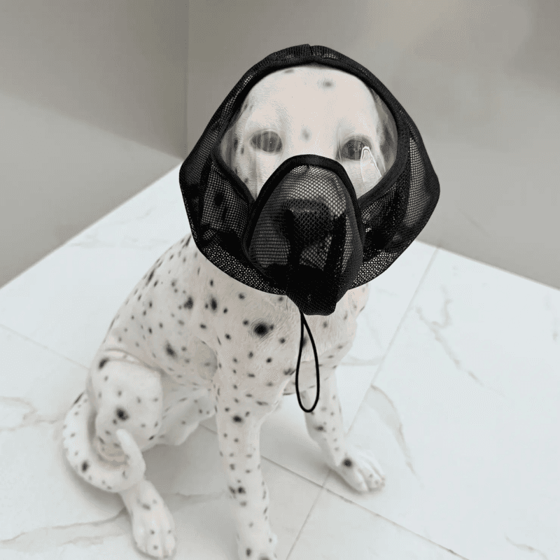 Dog Hood Mesh Breathable Outdoor Travel Does Not Block The Line Of Sight, Anti Mosquito Bite Mask, Pet Supplies