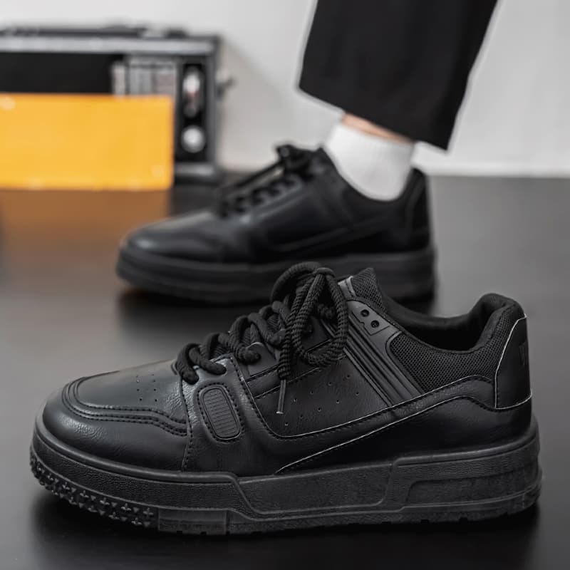 Men's 2026 Spring New Arrival Chunky Sole Height Increasing Skate Shoes, Anti-slip Versatile Trendy Sports Casual Sneakers For Teenagers
