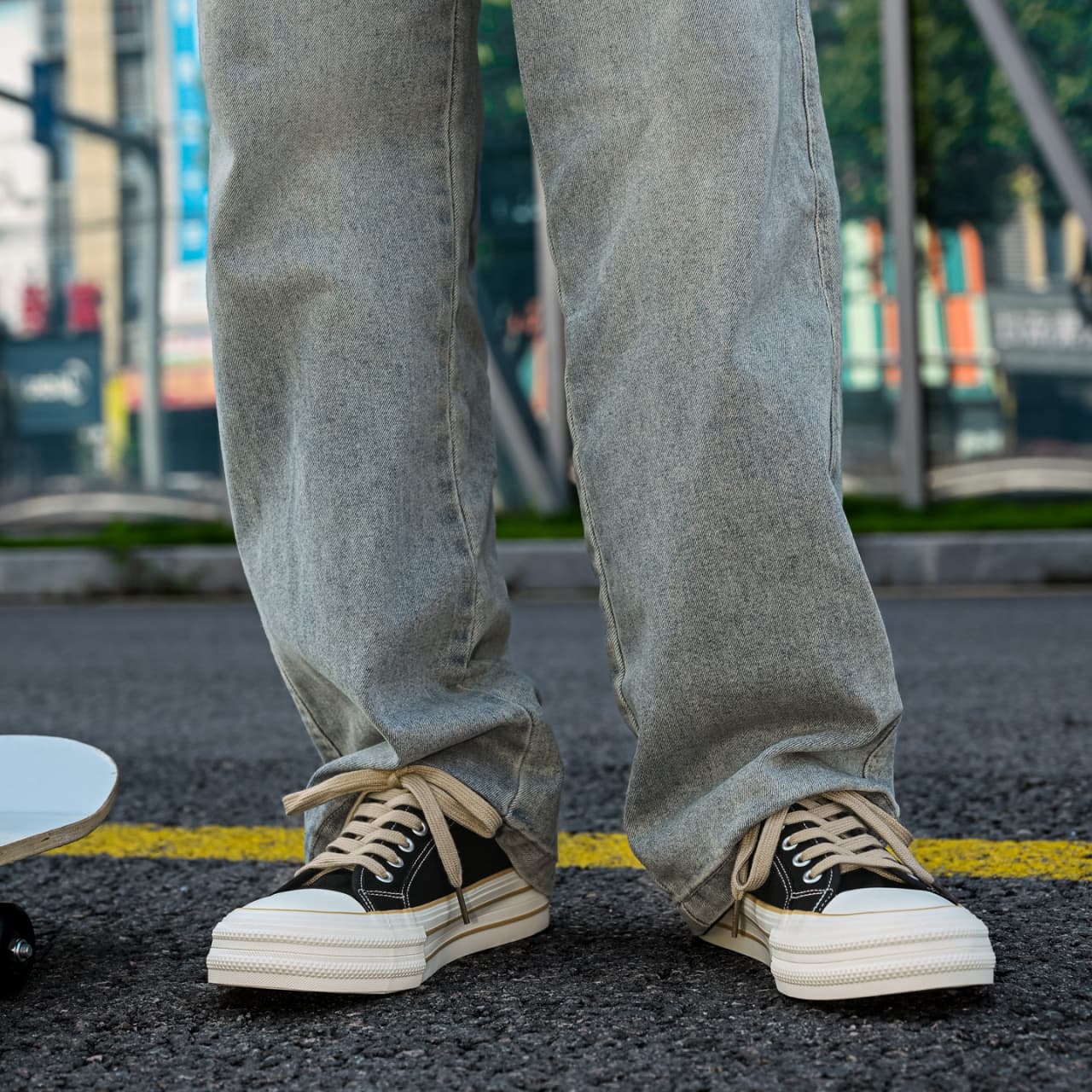 Summer New Men's Shoes, Unique Design Low-top Trendy Sneakers, Fashion Casual Skate Shoes For Students