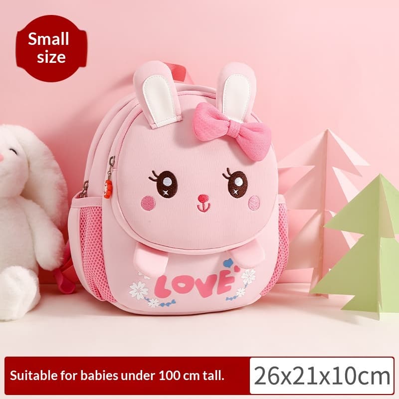 Children's Kindergarten Backpack For Girls, Boys And Girls, Baby Backpacks, Small And Medium-sized Classes, Cute Entrance Rabbit Backpacks, Smart Rabbit Backpacks, Small Size