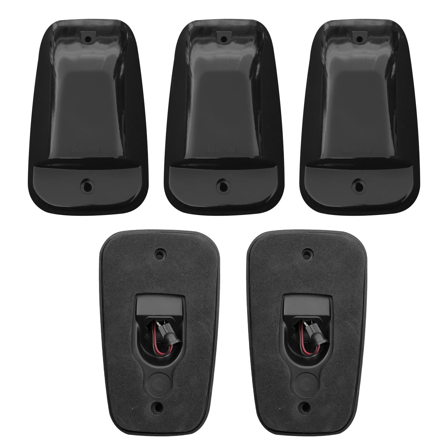 LED Cab Roof Marker Running Light Smoked For Dodge Ram 1500 2500 3500 4500 5500