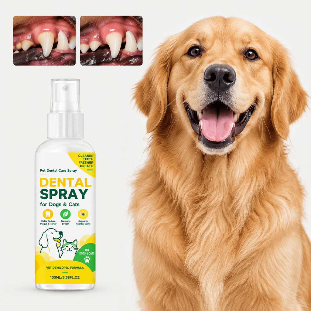 Pet Oral Spray, Portable & Easy To Use, Daily Care, Suitable For Dogs & Cats, Breath Freshening Spray