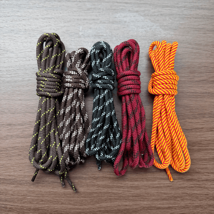Round Interweave Colorful Diagonal-Dot Shoelaces
