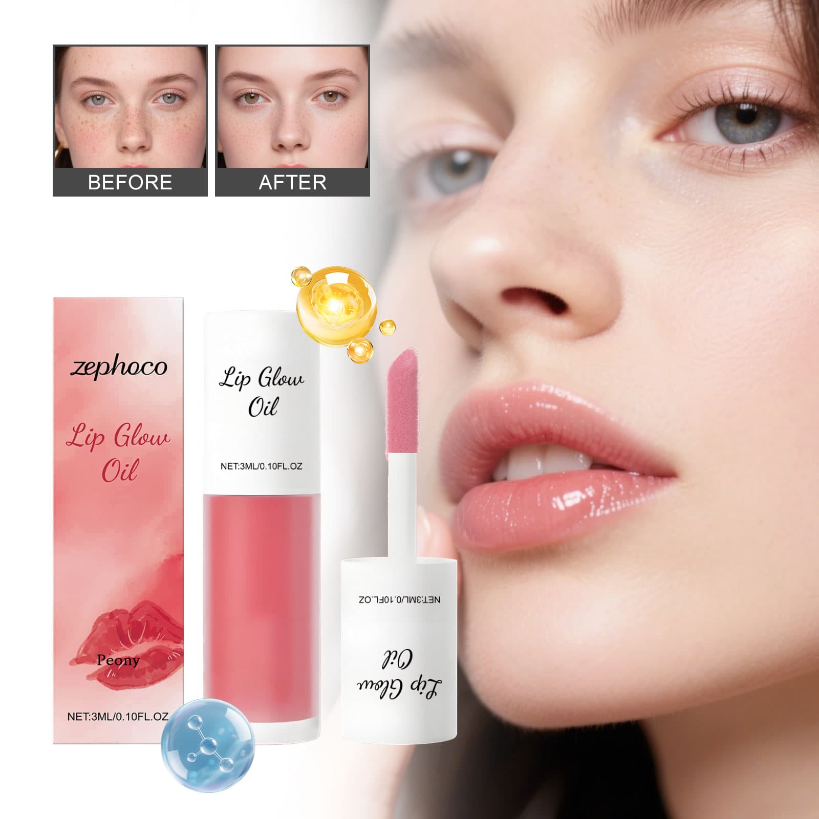 Hydrating Lip Gloss Oil Peony