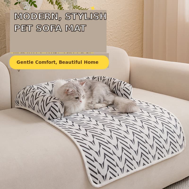 Ice Silk Pet Mat - Cat And Dog Mat - New Summer Anti-Slip Sofa Pet Mat - Dog Den - Dog Bed Pet Mat