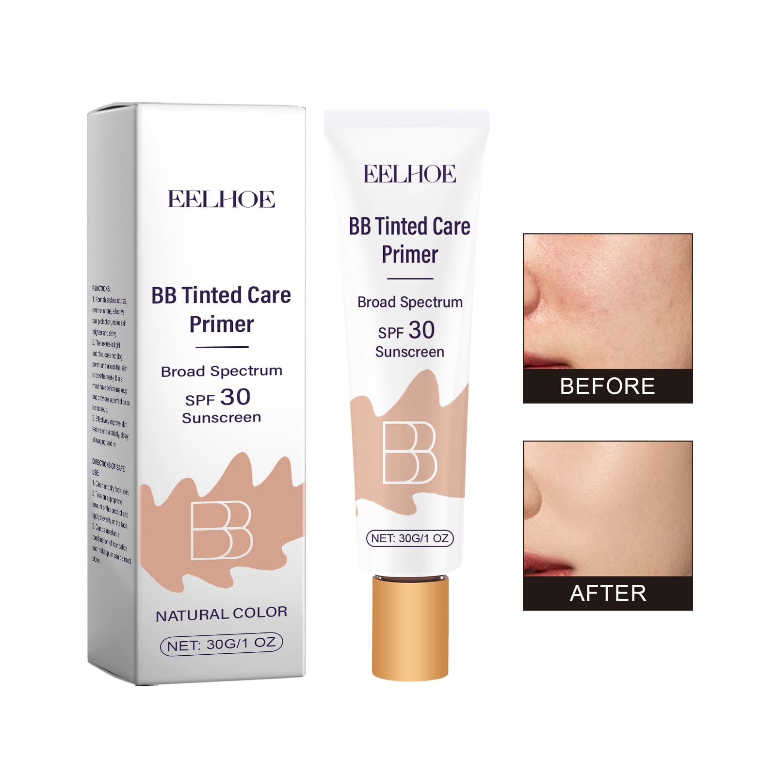 Sunscreen BB Cream Natural Color 30g-box