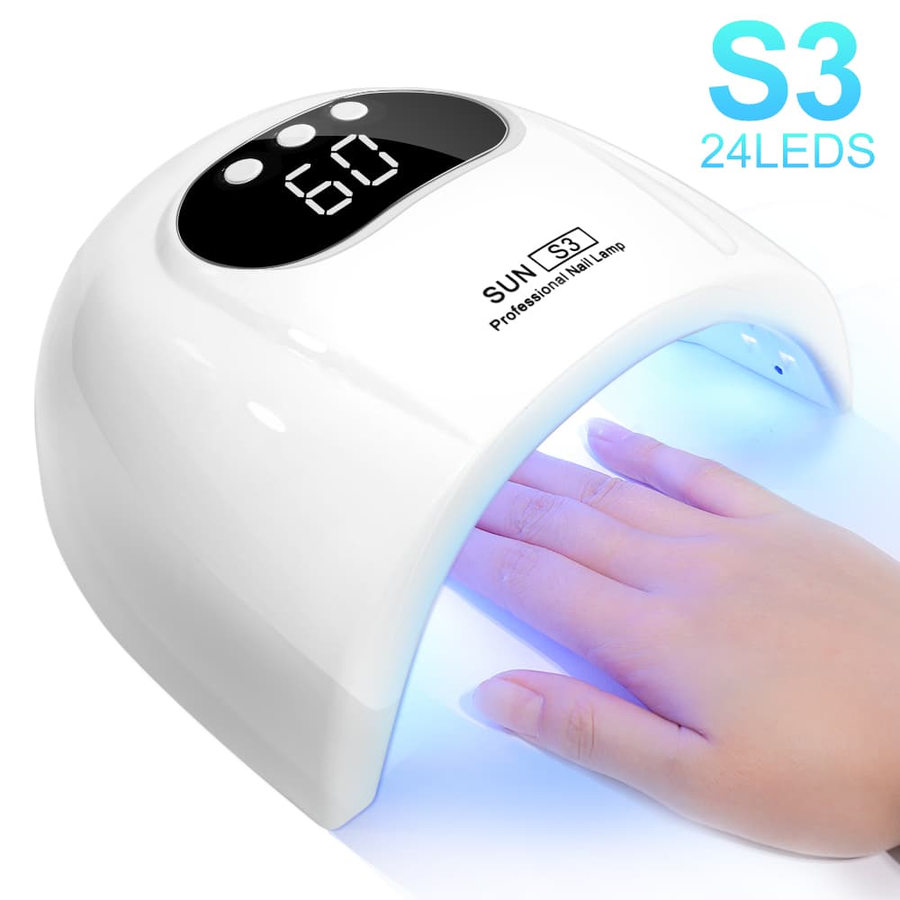 UV Nail Lamp, UV Light For Gel Nails LED Nail Dryer With 3 Timer, Smart Sensor, LCD Display Fast Curing Gel Nail Polish Nail Art Tools Manicure Accessories