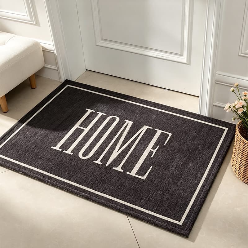 1pc HOME Letter Jacquard Door Mat, Welcome Indoor Entrance Mat For Home Decoration