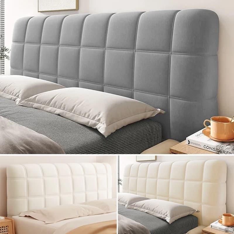 Thicken Quilted Headboard Cover Soft Bed Head Back Decor Protector Slipcover G