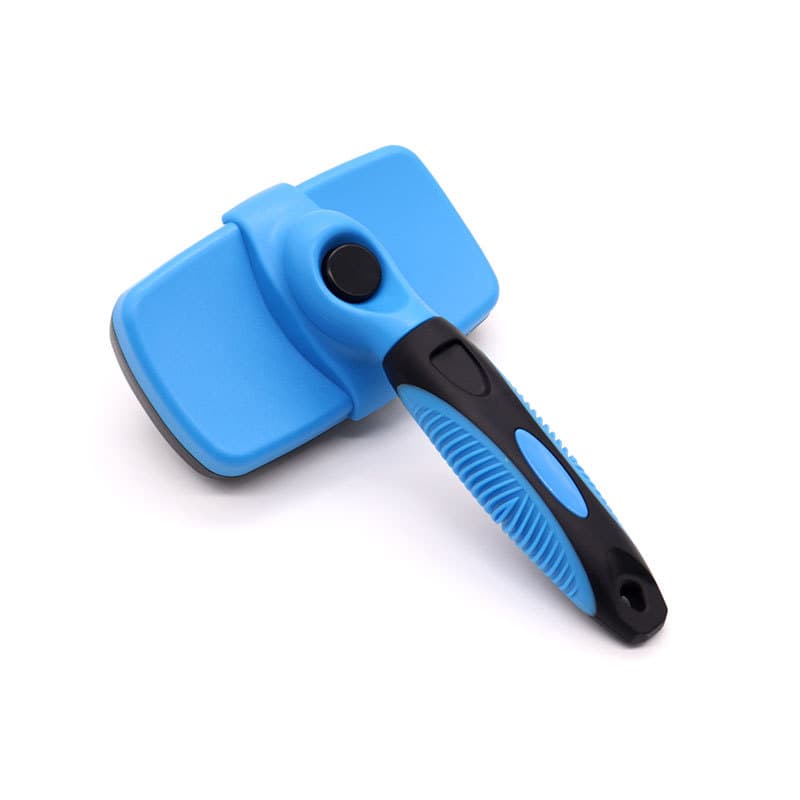 Self-Cleaning Dog Brush For Shedding, Slicker Brush & Grooming Tool Dog Shedding Tool,Deshedder Brush,Undercoat Brush, Ergonomic Handle,For Short Haired Dogs And Indoor Cats