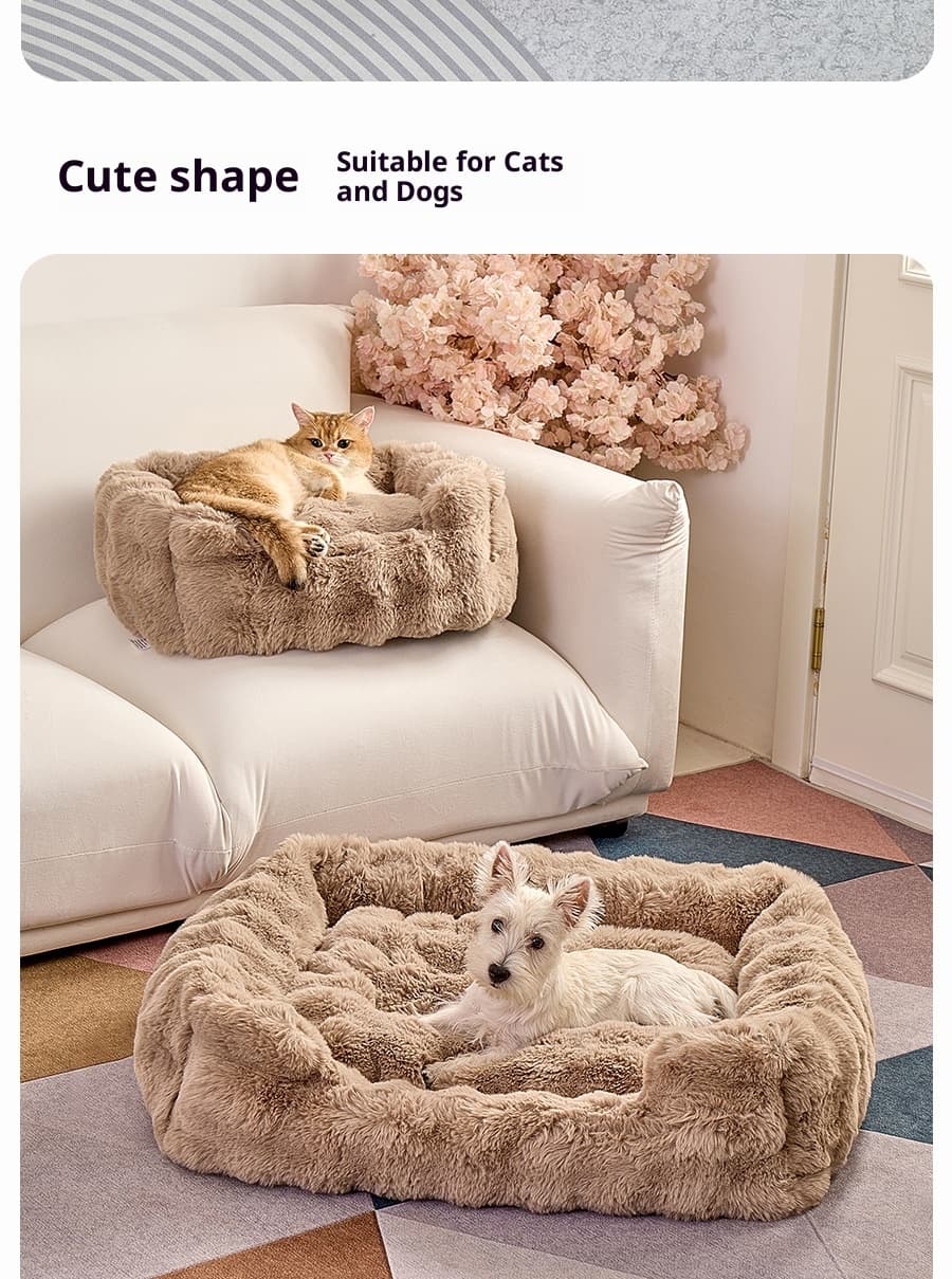 Bubble Plush Square Bed