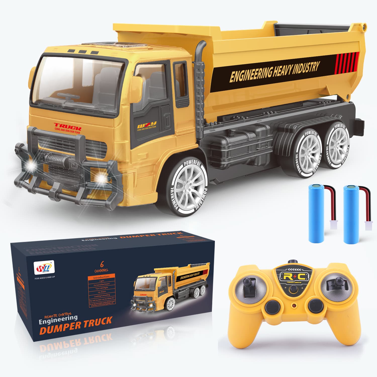 2025 Remote-controlled Engineering Vehicle Toys, Dump Truck Toys,Kids Gifts
