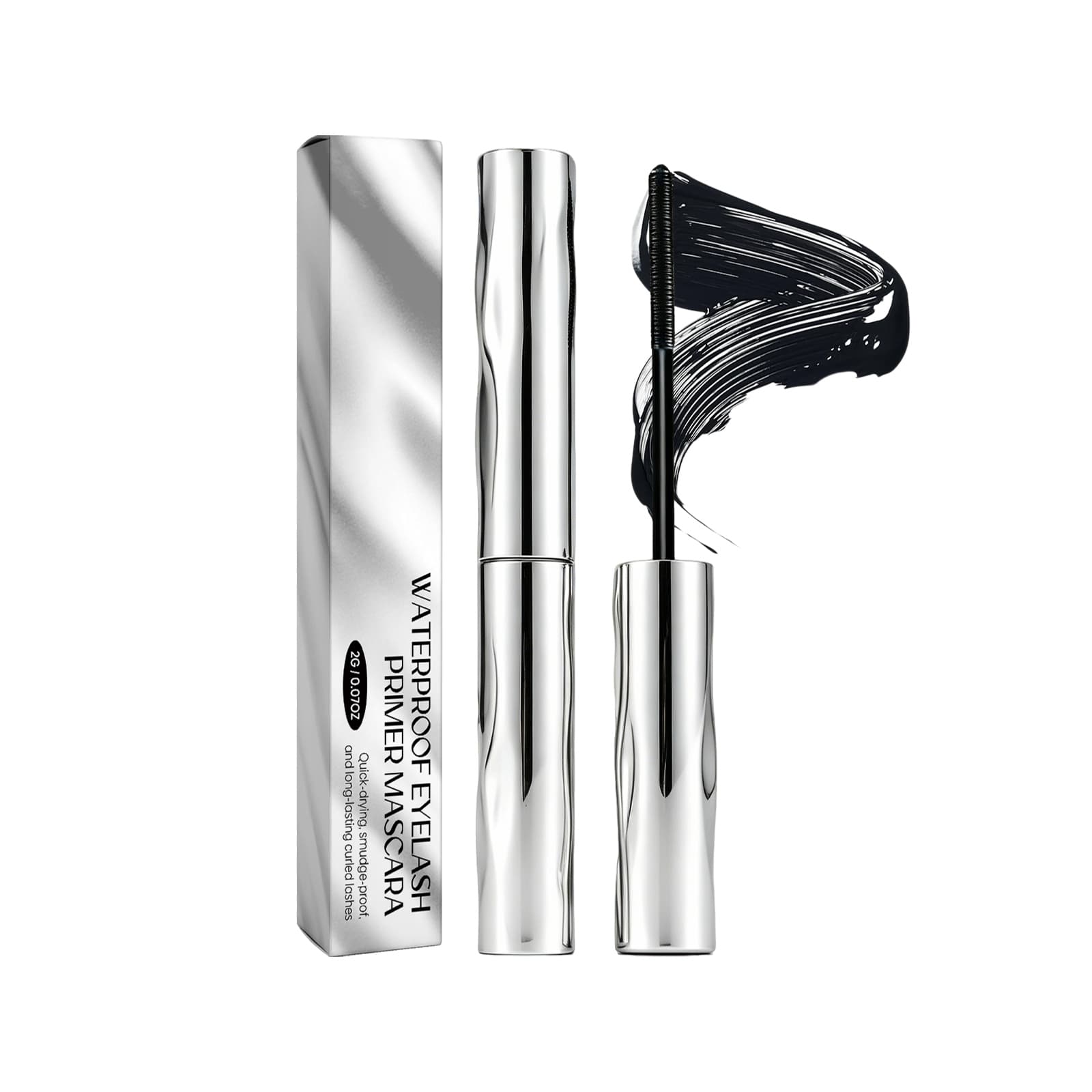 Waterproof Curly Black Eye Black 2g-box, Lightweight, Natural, Beautiful, Long Curly, Not Easy To Smudge Eye Black