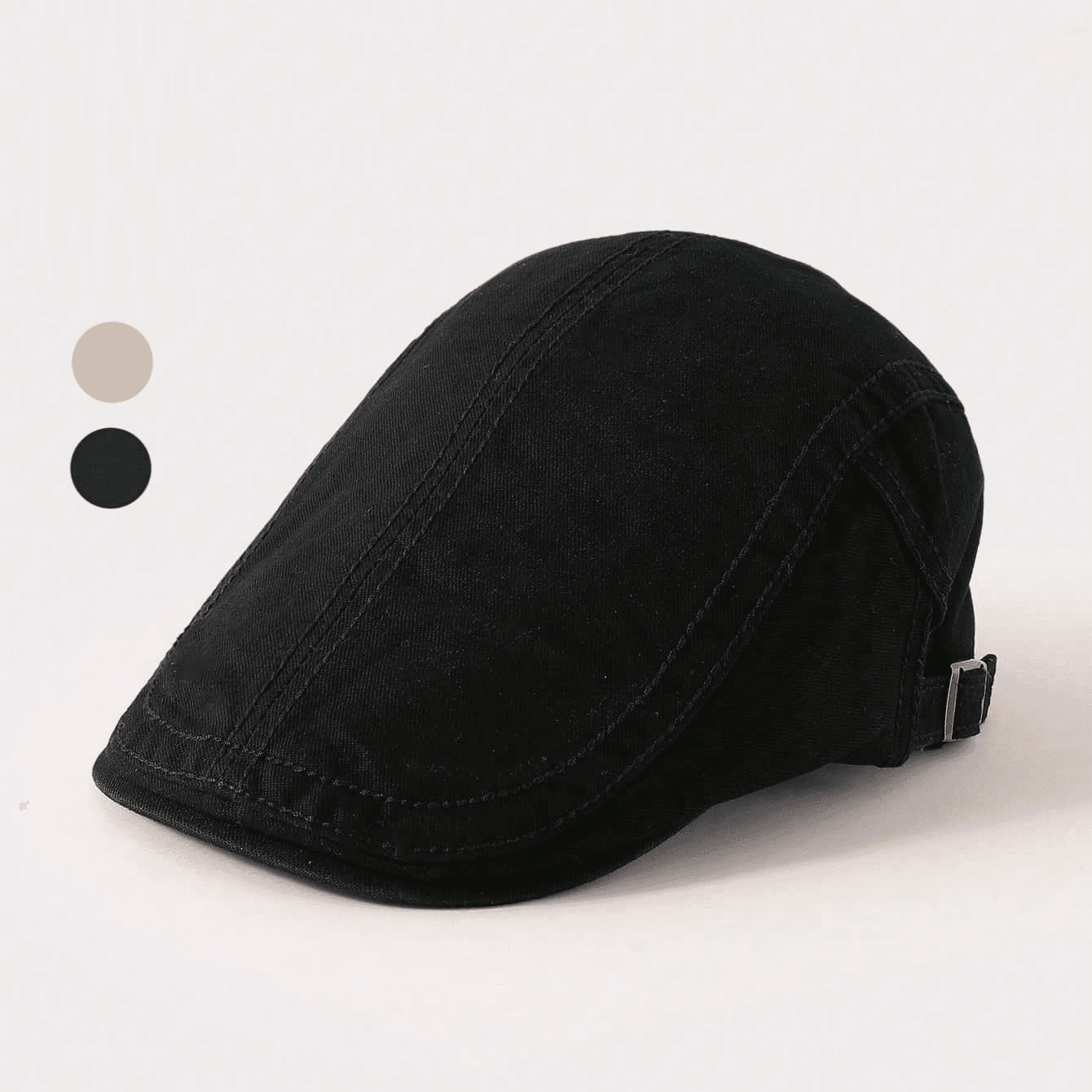 Simple And Casual British-style Landscape Hat With Simple Stitching And Short Brim. Perfect For Outdoor Commuting, Breathable And Versatile. A Casual Hat For Casual Wear