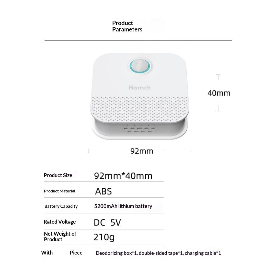 Smart Odor Eliminator For Cat Litter Box