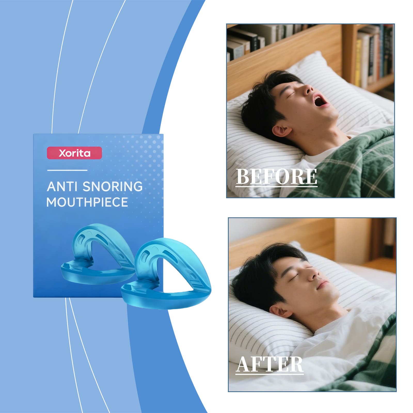 Anti Snoring Braces 1pc-box For Safe Sleep At Night, Comfortable Upper And Lower Teeth Support, Convenient Daily Care