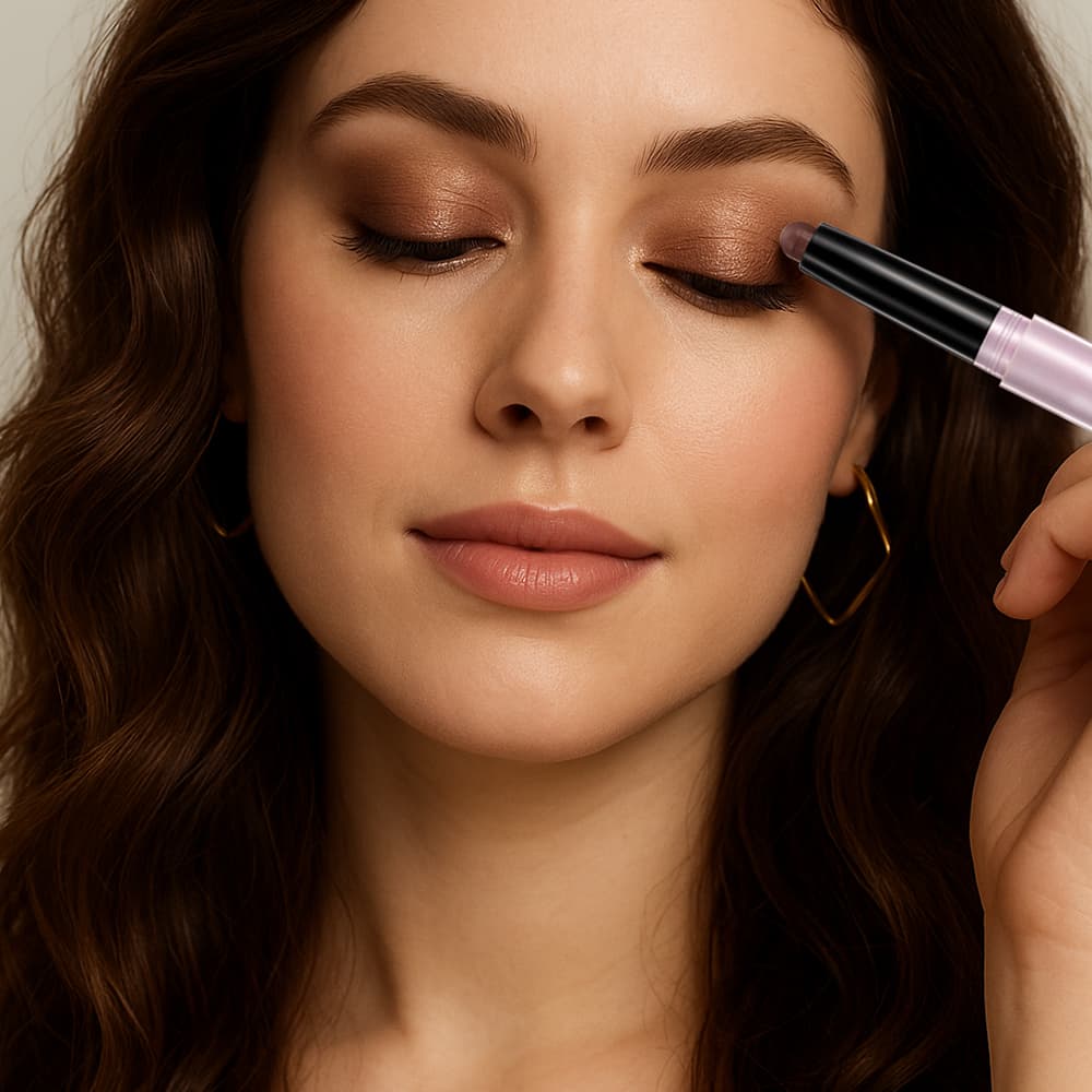 Lazy Eyeshadow Stick, Easy To Color Non-smudge Eye Makeup, Shimmer Glitter Highlight Eyeshadow Stick For Wholesale, 13.5g