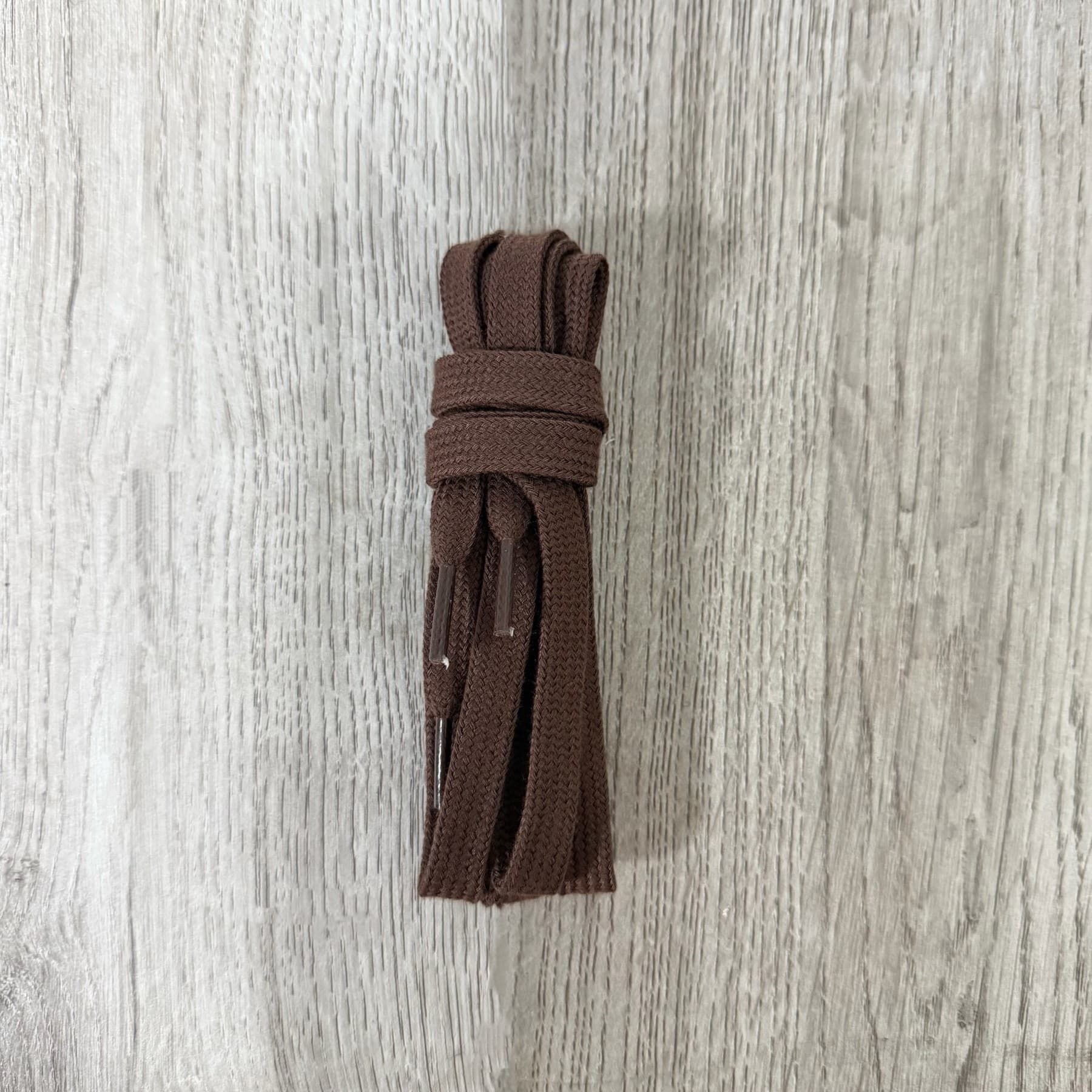 Flat Solid-Color Cotton Shoelaces