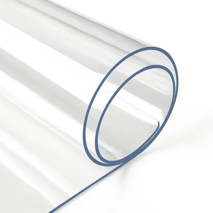 Clear Table Protector Mat -1.5mm Thickness Waterproof Heavy Duty PVC Table Cover For Dining Room Table