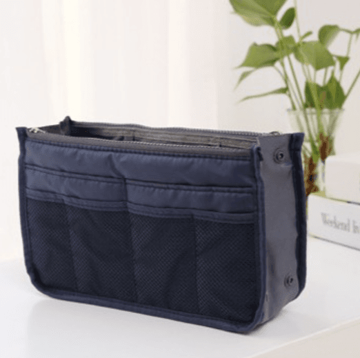 Rongbei Hand-held Double Zipper Makeup Bag, Multi-functional Toiletries Storage Bag, Middle Bag Organization And Storage Bag