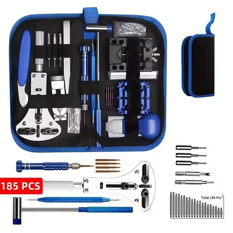 185 Uhren Reparatur Werkzeugsatz, Professionelle Uhrmacher Werkzeugsatz