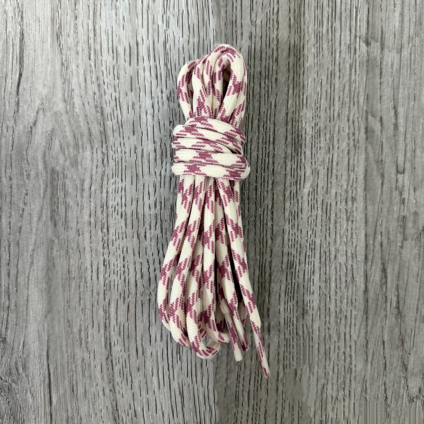 Round Houndstooth Colorful Shoelaces