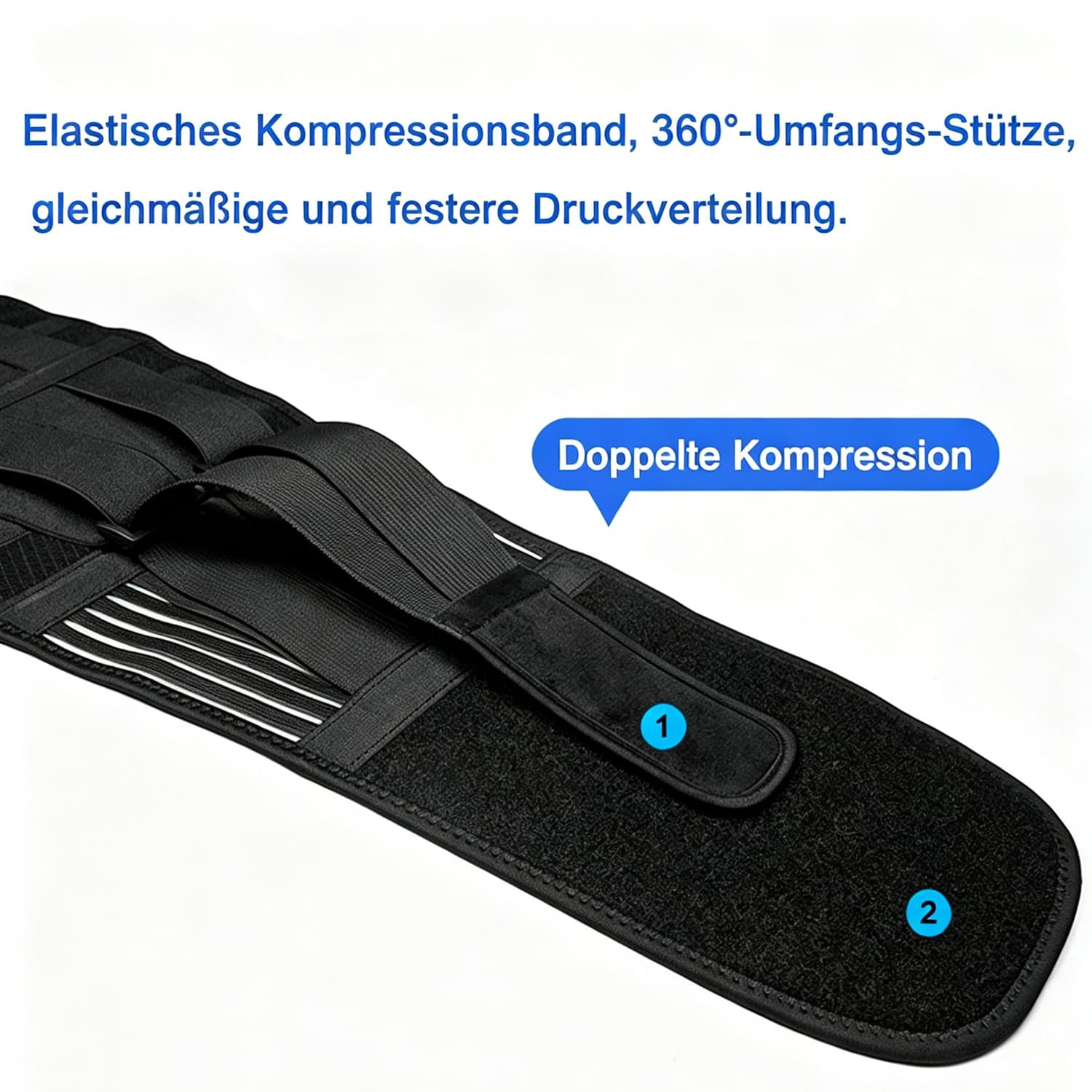 Men's Women's Adjustable Lumbar Support & Lower Back Brace For Pain Relief