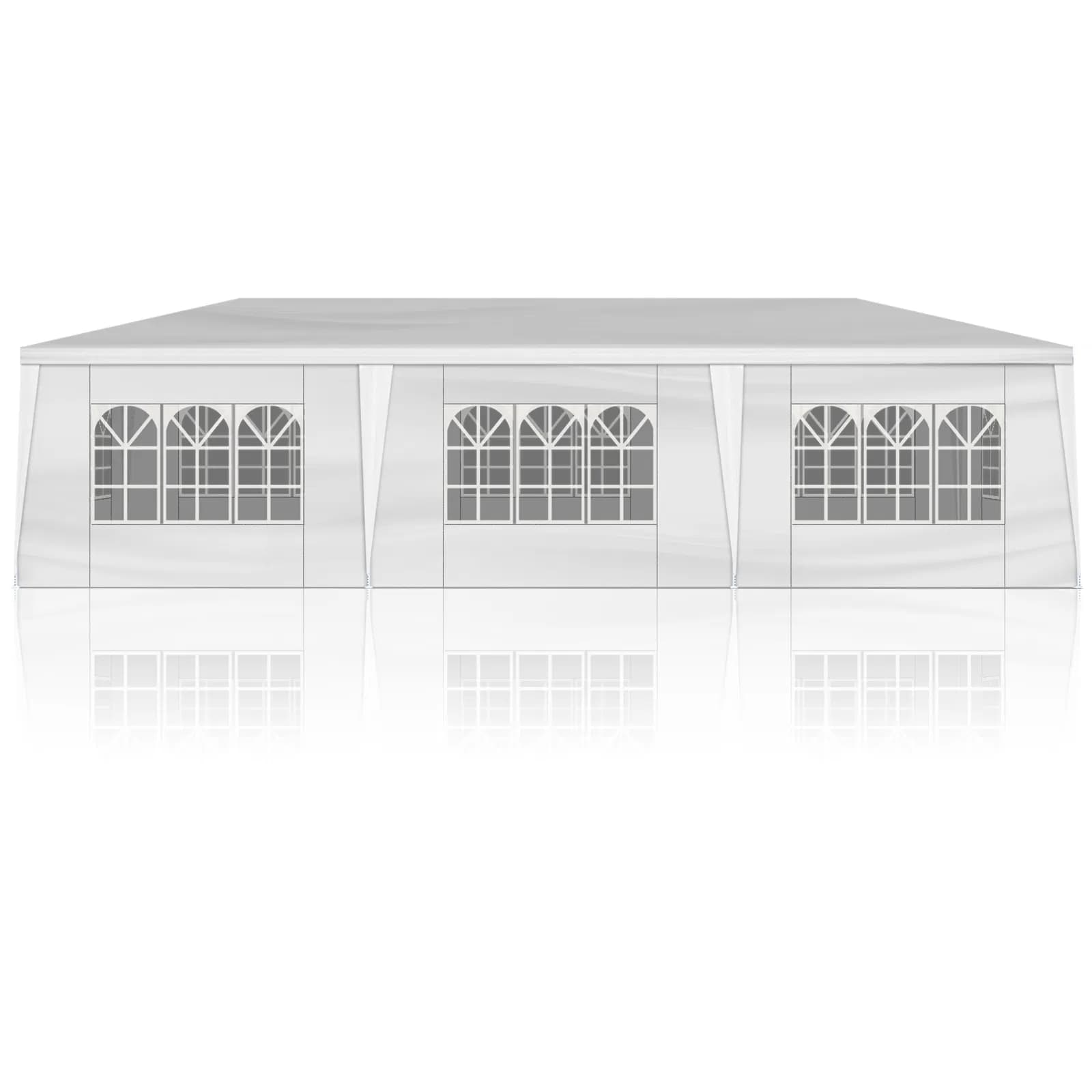 10'x30' Outdoor Party Tent with 8 Removable Sidewalls, Waterproof Canopy Patio Wedding Gazebo, White (self-pickup ONLY)