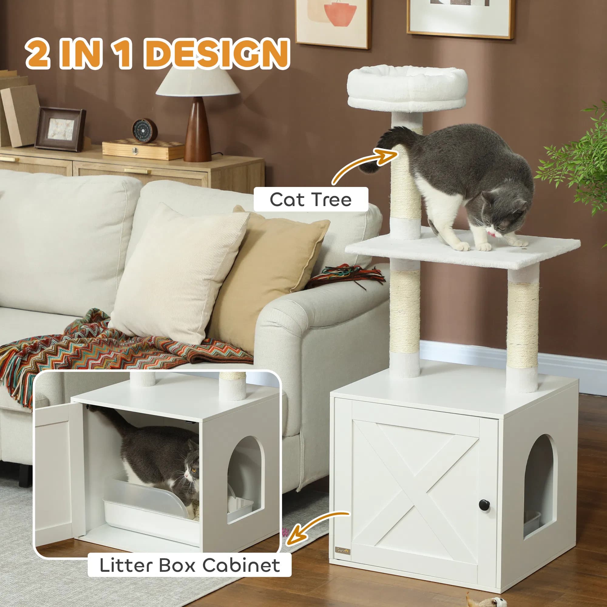 Wooden Cat House/Cat Trees /Cat Climbing Tower