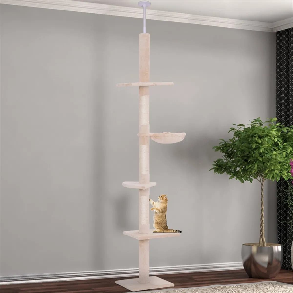 Wooden Cat House/Cat Trees /Cat Climbing Tower ( Amazon Shipping)(Prohibited by WalMart)