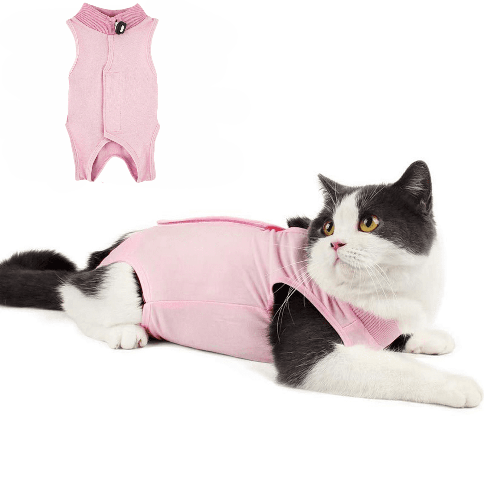 Cat Recovery Suit Cat Onesie For Cats After Surgery For Abdominal Wounds  Cat Onesie For Cats After Surgery Female, Kitten Recovery Suit, Soft E-Collar  After Spay Bodysuit Anti Licking