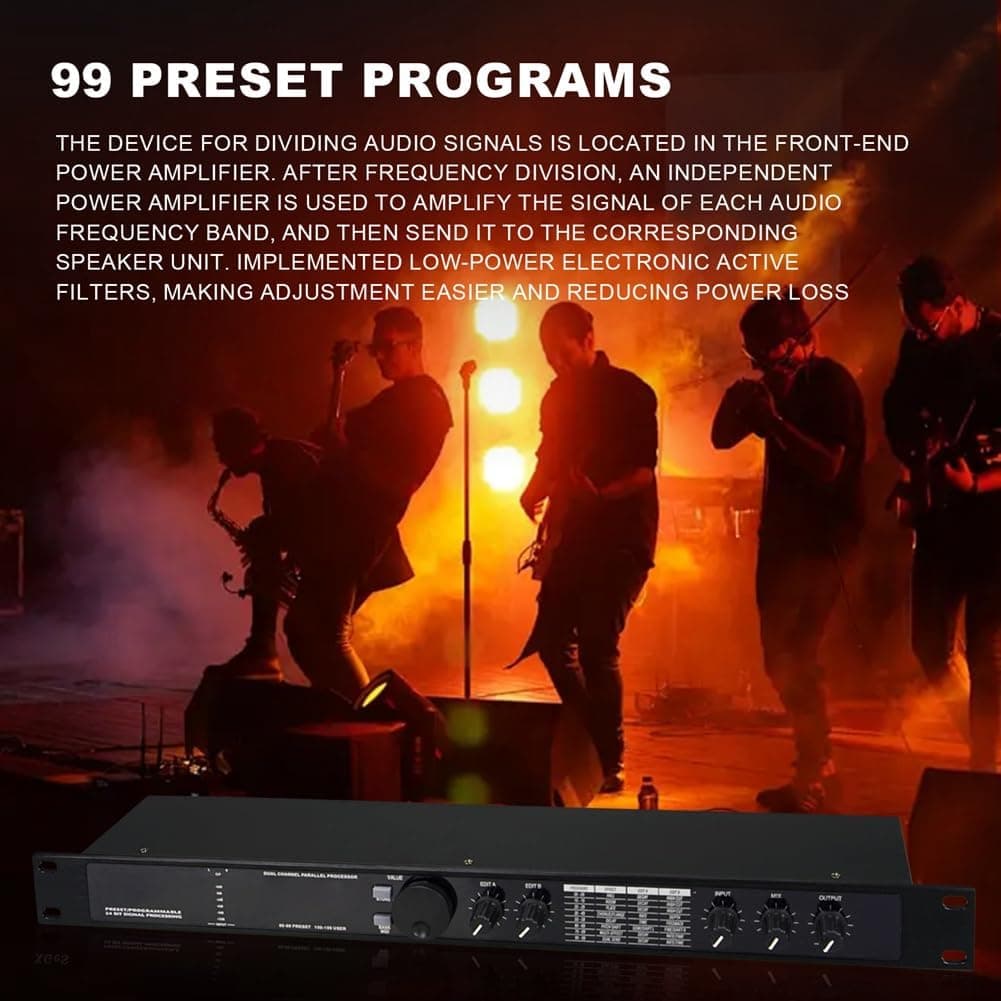 Professional Digital Reverberation Multi-effect DSP Processor Audio Processor Equalizer Vocal Pre-amplifier