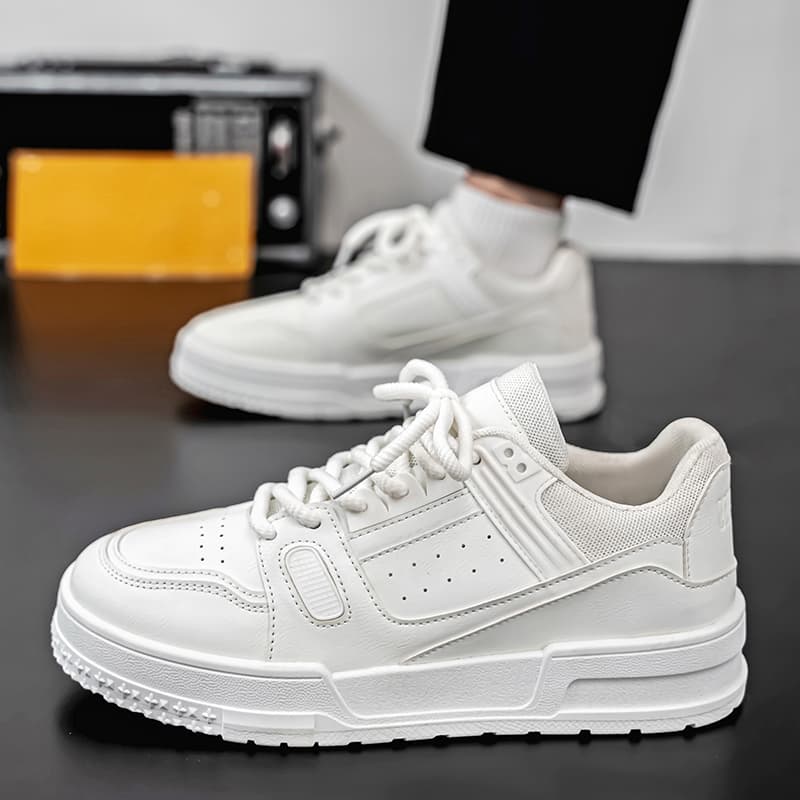 Men's 2026 Spring New Arrival Chunky Sole Height Increasing Skate Shoes, Anti-slip Versatile Trendy Sports Casual Sneakers For Teenagers