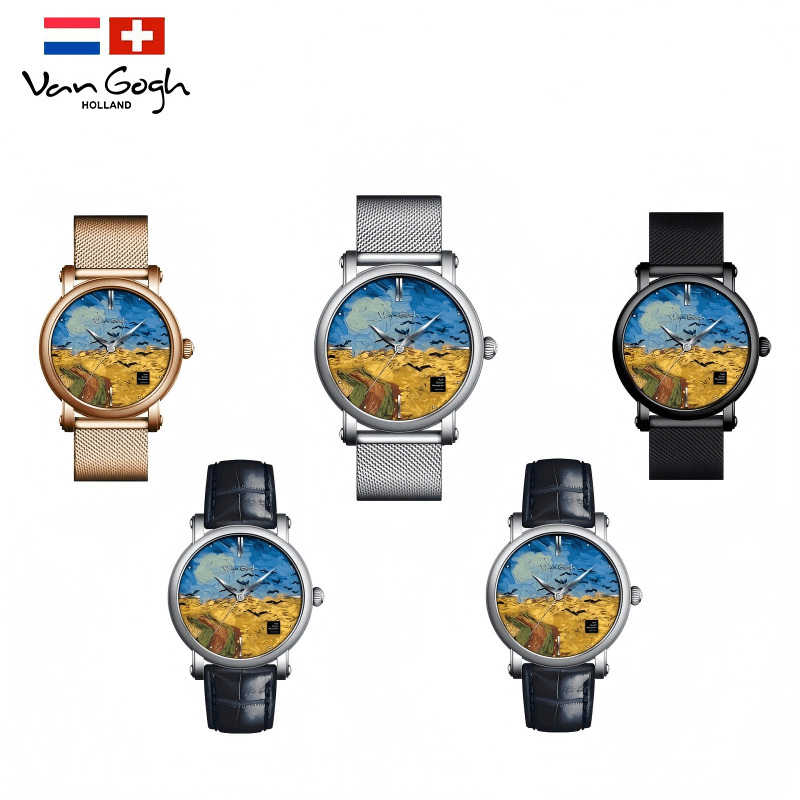 Van Gogh Wheatfield With Crows Series Women's Quartz Watch