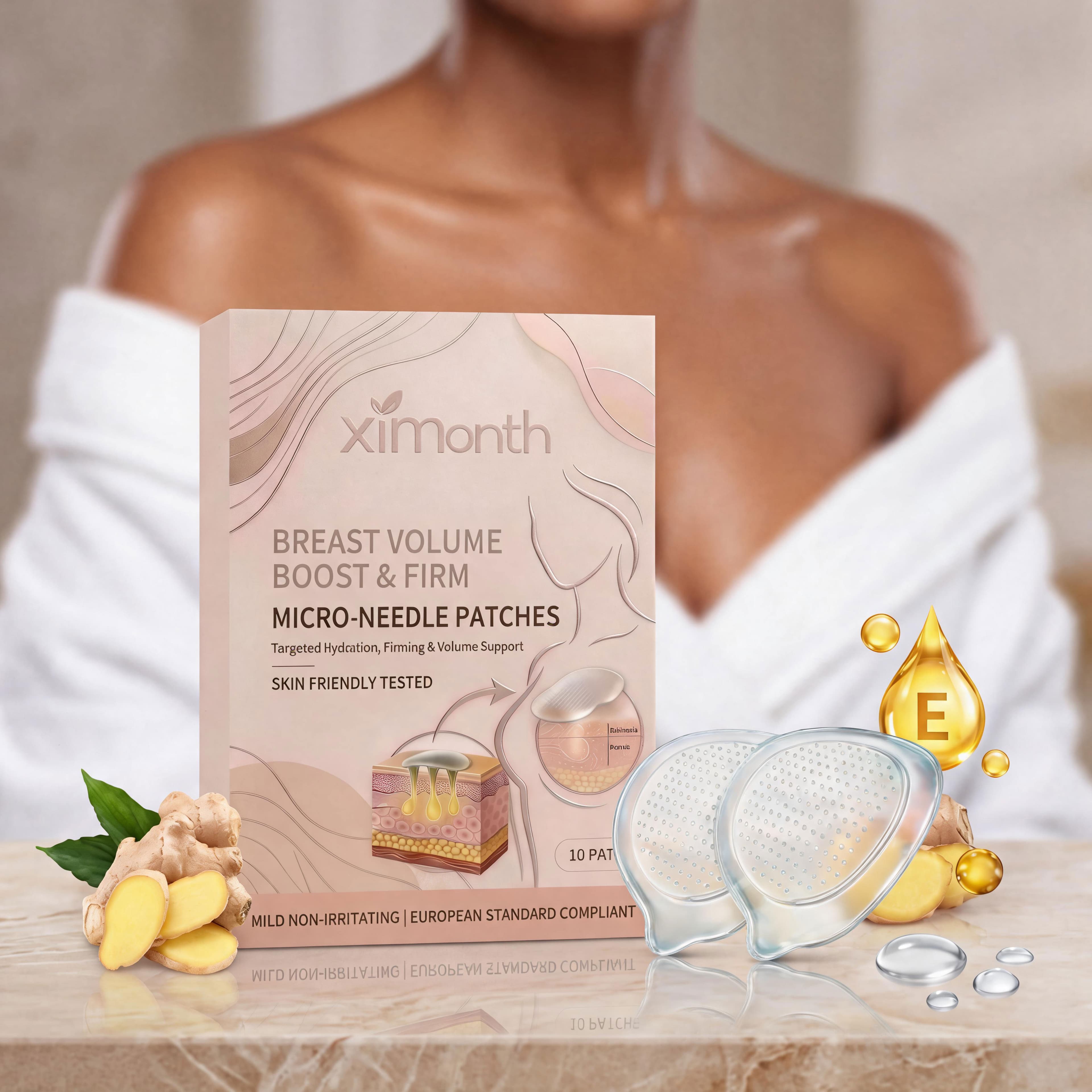 Breast Enhancement Microneedle Patch, 10 Pieces Per Pack